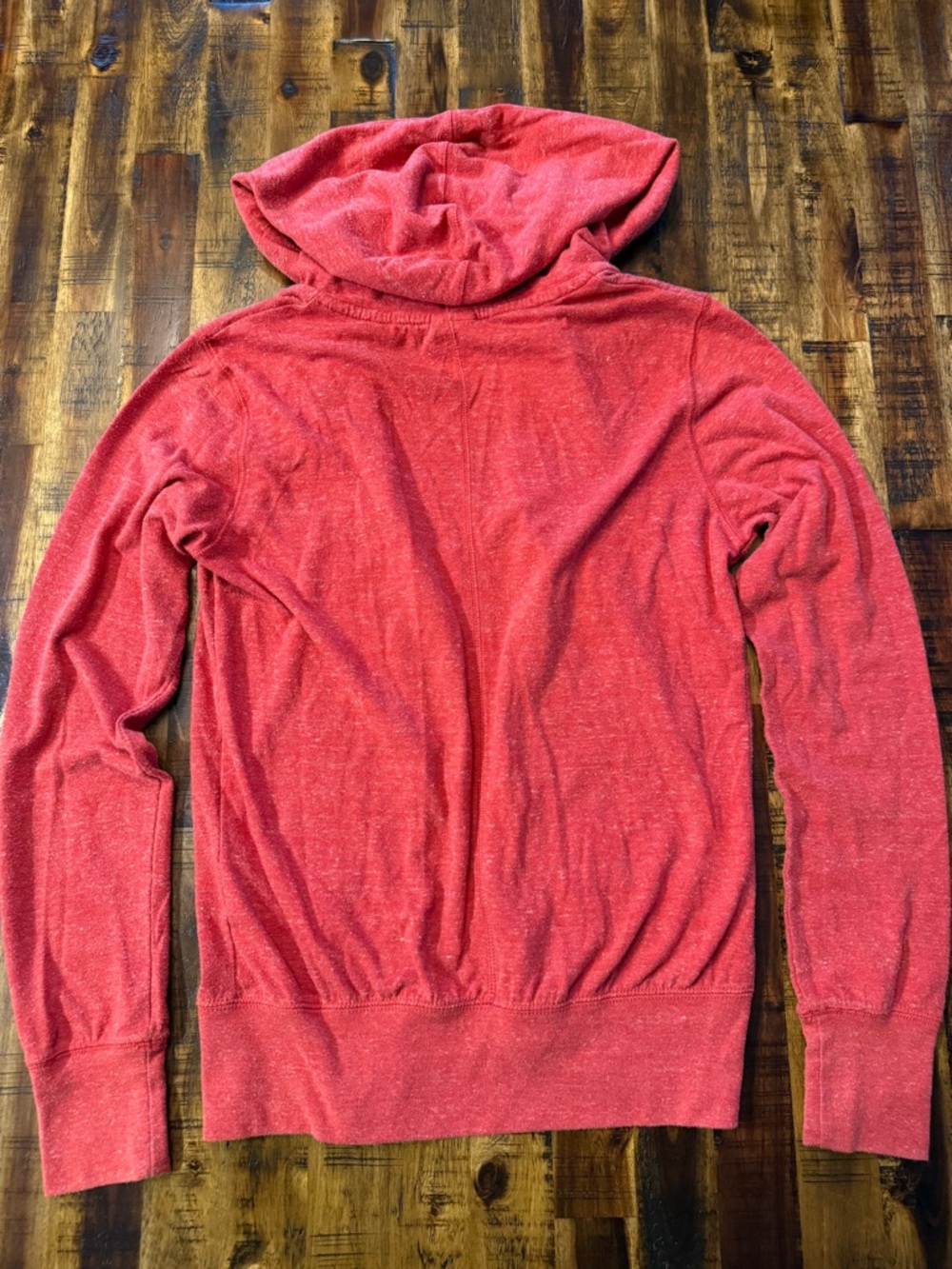NIKE women's hooded sweater. pockets red size small. - Picture 4 of 5